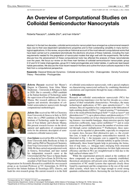 An Overview of Computational Studies on Colloidal Semiconductor Nanocrystals