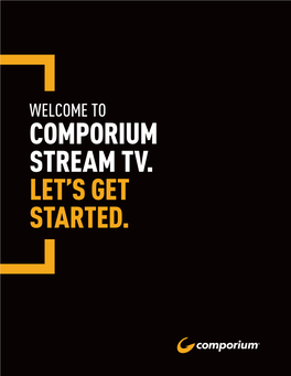 Stream TV Welcome