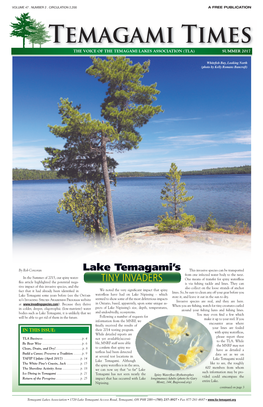 Temagami Times – Summer 2017