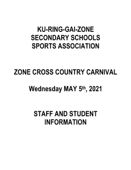 Ku-Ring-Gai-Zone Secondary Schools Sports Association