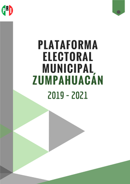 2021 Plataforma Electoral Municipal Zumpahuacán