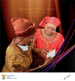 Department of Home Affairs Annual Report 2010/2011