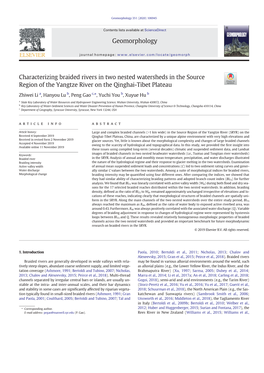 2020 Li, Z. Lu, H., Gao, P., You, Y., and Hu, X., Characterizing Braided Rivers In