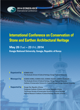 International Conference on Conservation of Stone and Earthen Architectural Heritage