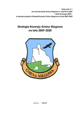 Strategia Rozwoju Gminy Niegowa Na Lata 2009-2020