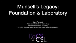 Munsell 2018 Legacy