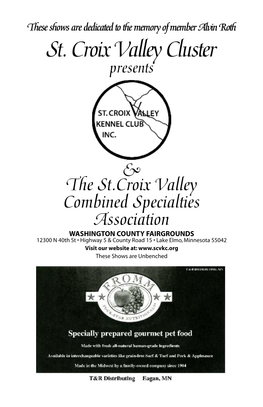 St. Croix Valley Cluster Presents