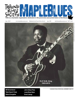 R.I.P. B.B. King 1925-2015