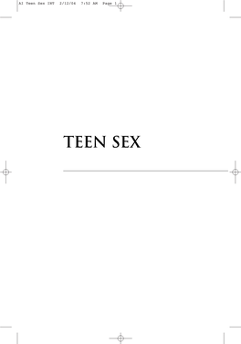 Teen Sex INT 2/12/04 7:52 AM Page 1