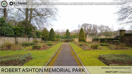 Robert Ashton Park, Meltham