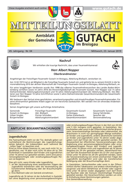 Mitteilungsblatt KW04