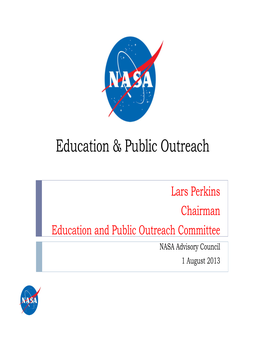 Education & Public Outreach