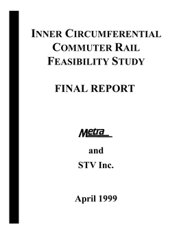 Inner Circumferential Commuter Rail Feasibility Study