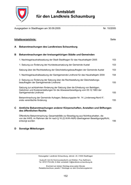 Amtsblatt 2005 Nr. 10