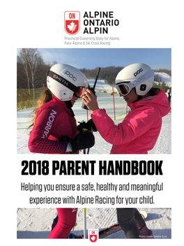 Alpine Ontario Parents Handbook