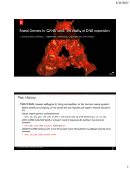 Brand Owners in ICANN-Land: the Reality of DNS Expansion