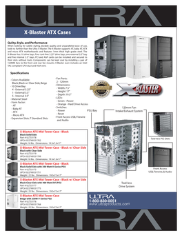 X-Blaster ATX Cases