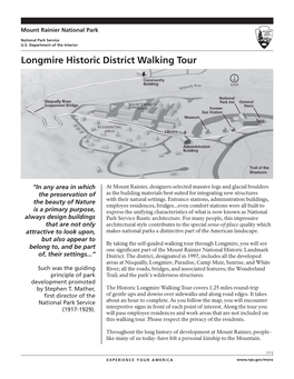 Longmire Historic District Walking Tour
