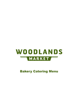 Bakery Catering