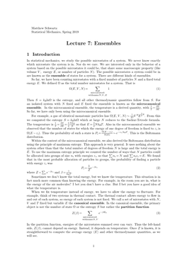 Lecture 7: Ensembles