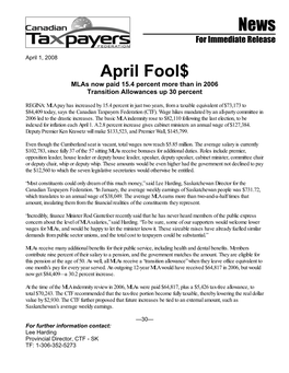 News April Fool$
