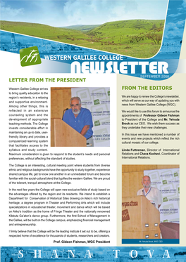 Newsletter September 2008 Letter from the President