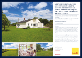 A Detached Bungalow in an Outstanding Rural Setting