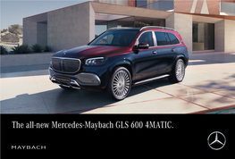 The All-New Mercedes-Maybach GLS 600 4MATIC. Test Drive Contact Us Dealer Locator Desire for Sophisticated Luxury