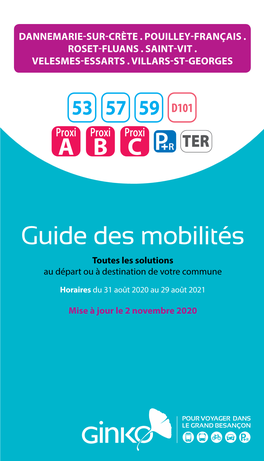 Guide Des Mobilités Toutes Les Solutions Au Départ Ou À Destination De Votre Commune