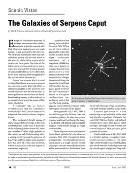 The Galaxies of Serpens Caput by Mark Bratton, Montreal Centre (Mbratton@Generation.Net)