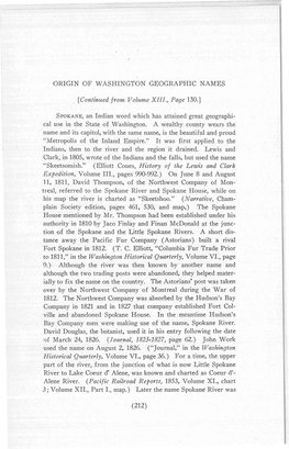 In the Washington Historical Quarterly, Volume VI., Page