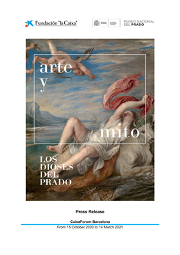 Exhibition "Art and Myth. Gods at the Prado" at Caixaforum Barcelona
