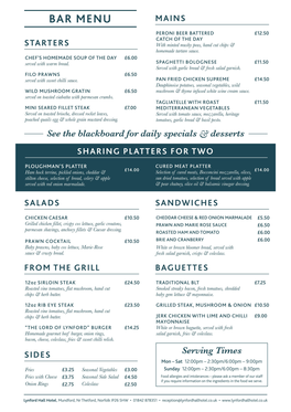 Summer 2019 Menu Front and Back Complete.Pdf