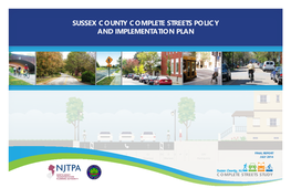 Sussex County Complete Streets Policy and Implementation Plan