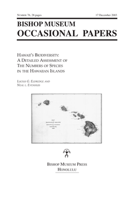 Occasional Papers