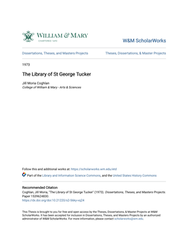 The Library of St George Tucker