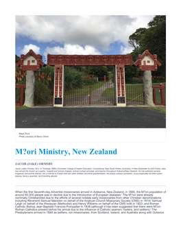Ori Ministry, New Zealand