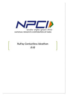 Rupay Contactless Ideathon (1.2)