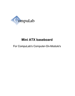 Mini ATX Baseboard