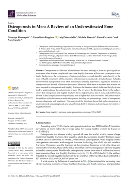 Osteoporosis in Men: a Review of an Underestimated Bone Condition