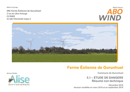 Ferme Éolienne De Gurunhuel 2 Rue Du Libre Echange