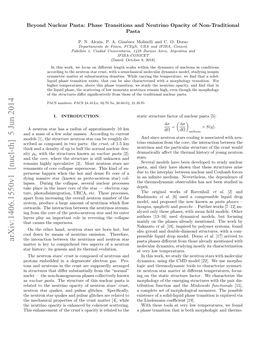 Beyond Nuclear Pasta: Phase Transitions and Neutrino Opacity of Non-Traditional Pasta