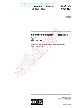 Iso/Iec 13250-3:2007(E)