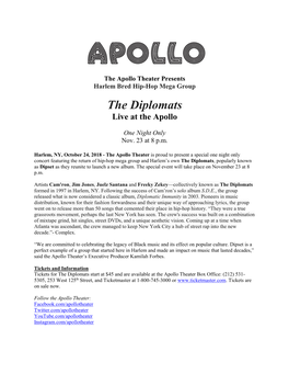 The Diplomats Live at the Apollo