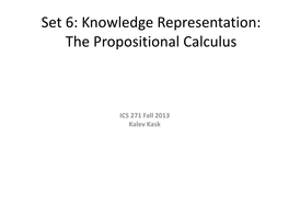 Lecture 8: Rule-Based Reasoning