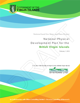 National Physical Development Plan for the British Virgin Islands