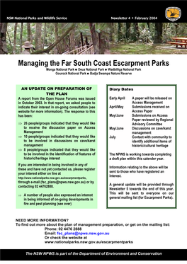 Far South Coast Escarpment Parks Newsletter 4