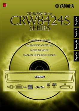 CRW8424S Owner's Manual