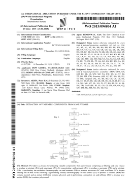 WO 2015/094804 Al 25 June 2015 (25.06.2015) P O P C T