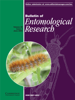 Negative Per Capita Effects of Two Invasive Plants, Lythrum Salicaria and Phalaris Arundinacea, Volume 99 on the Moth Diversity of Wetland Communities 229 Issue 3 L.L